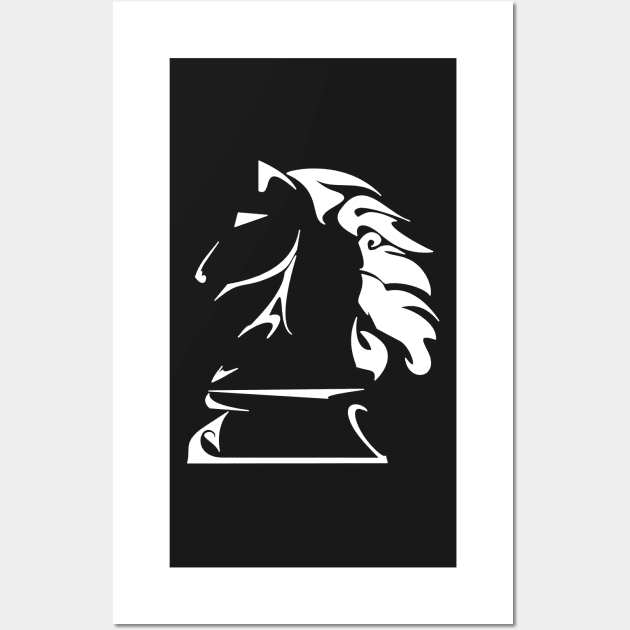 Horse chess piece Wall Art by Soodle